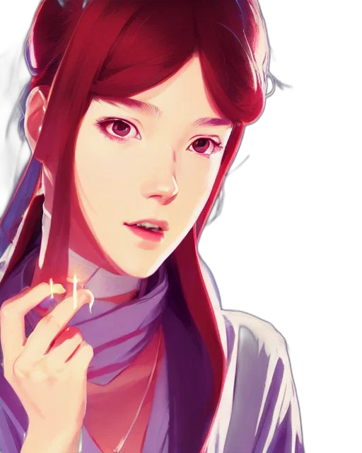 staff, face, anime, fantasy art, concept art, pixel art, red, pastel transparent PNG cut-out