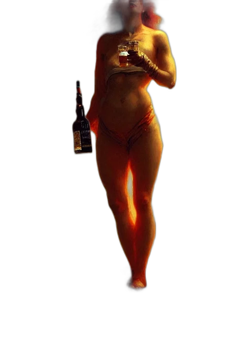 bottle, dress, staff, robot transparent PNG cut-out