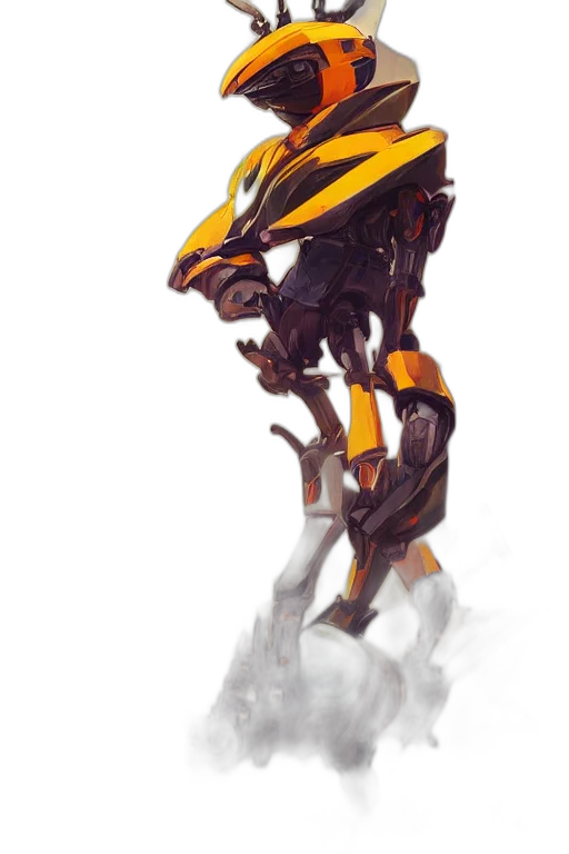 robot, dragon, creature, weapon transparent PNG cut-out