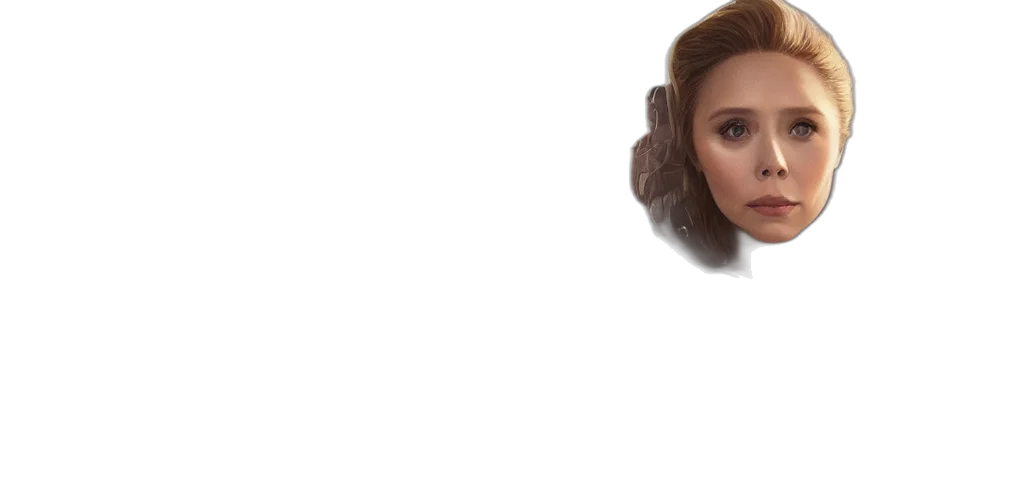 face, hair, mask, staff transparent PNG cut-out