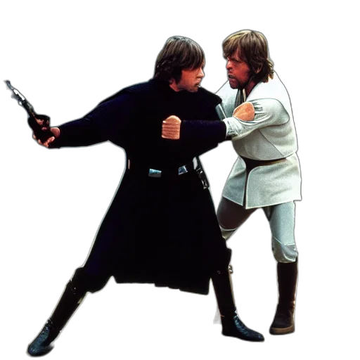 weapon, sword, staff, jacket, concept art, fire, luke, skywalker transparent PNG cut-out