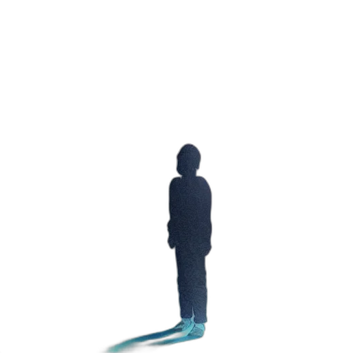 staff, robot, creature, mask, 3d render, concept art, pixel art, vaporwave transparent PNG cut-out