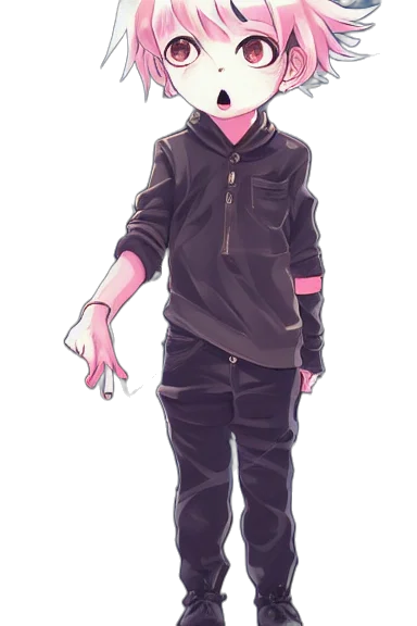 jacket, staff, creature, weapon transparent PNG cut-out