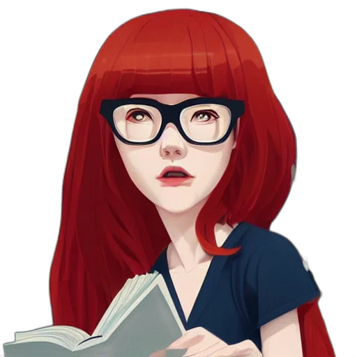 face, staff, dress, hair, cartoon, comic book art, fantasy art, concept art transparent PNG cut-out