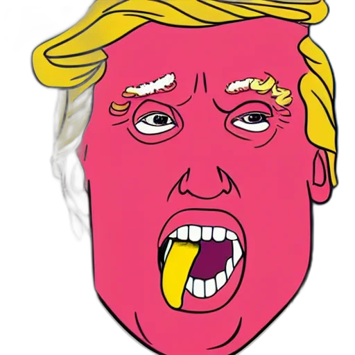 mask, face, creature, cartoon, vaporwave, concept art, photorealistic, close transparent PNG cut-out