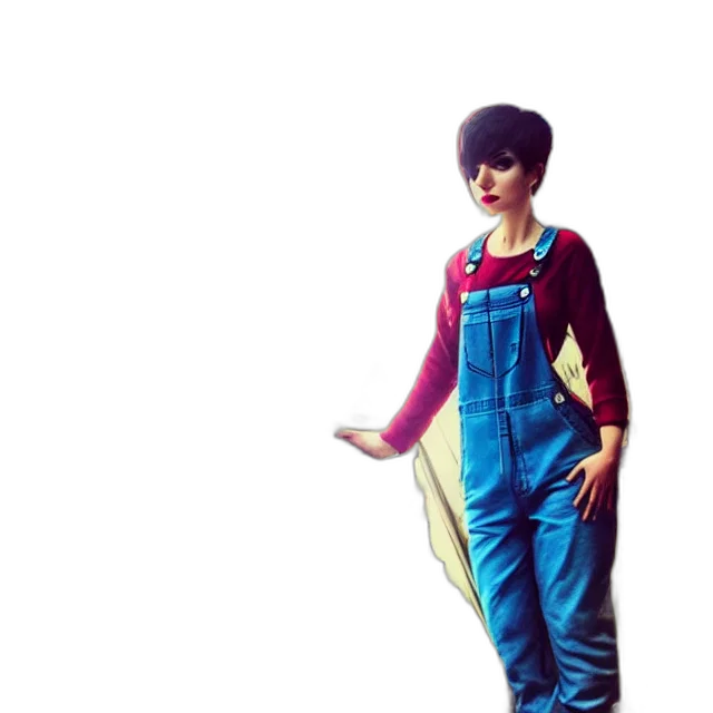 3d render, cartoon, concept art, photorealistic, full, body, pose, beautiful transparent PNG cut-out