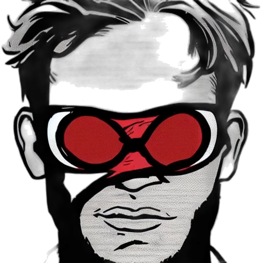 face, mask, staff, jacket, cartoon, comic book art, concept art, cyberpunk transparent PNG cut-out