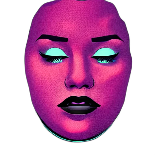 mask, face, jewelry, creature transparent PNG cut-out