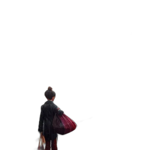 umbrella, jacket, dress, shoes, 3d render, concept art, pixel art, photorealistic transparent PNG cut-out
