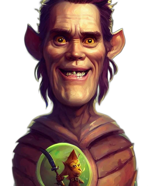 face, creature, staff, fantasy art, concept art, photorealistic, comic book art, cute transparent PNG cut-out