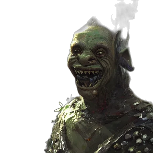 creature, face, mask, staff transparent PNG cut-out