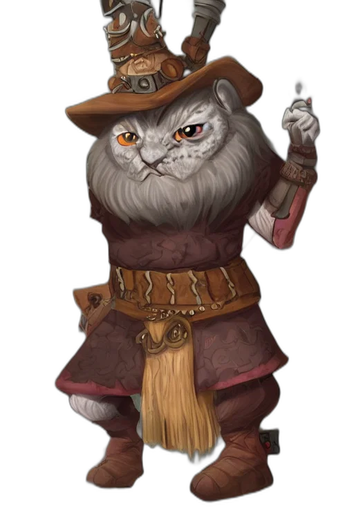 staff, hat, fantasy art, concept art transparent PNG cut-out