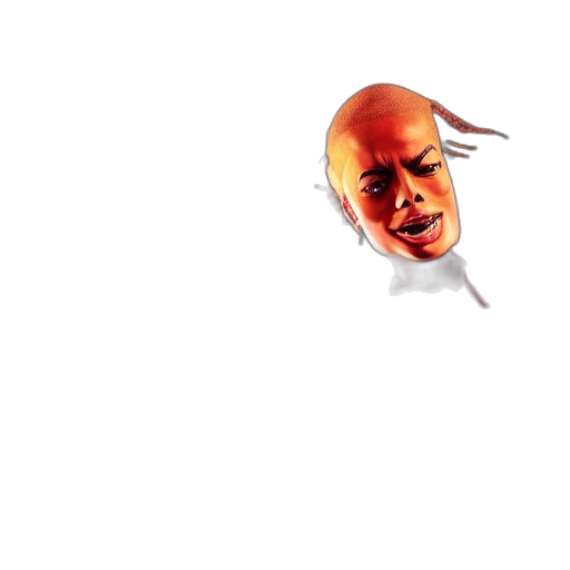 face, mask, creature, hair transparent PNG cut-out