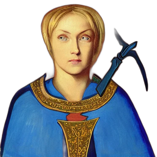 staff, face, sword, fantasy art transparent PNG cut-out