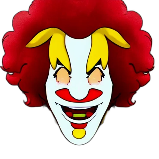 face, mask, crown, staff transparent PNG cut-out