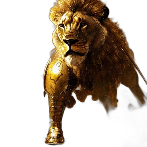 sword, animal, staff, crown transparent PNG cut-out