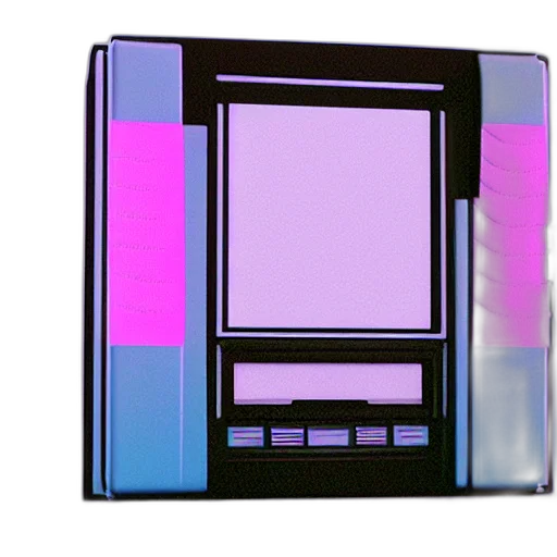 robot, vaporwave, 3d render, cyberpunk, neon lights, neon, pastel, colorful transparent PNG cut-out