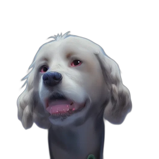 staff, animal, creature, face, photorealistic, 3d render, concept art, pixel art transparent PNG cut-out