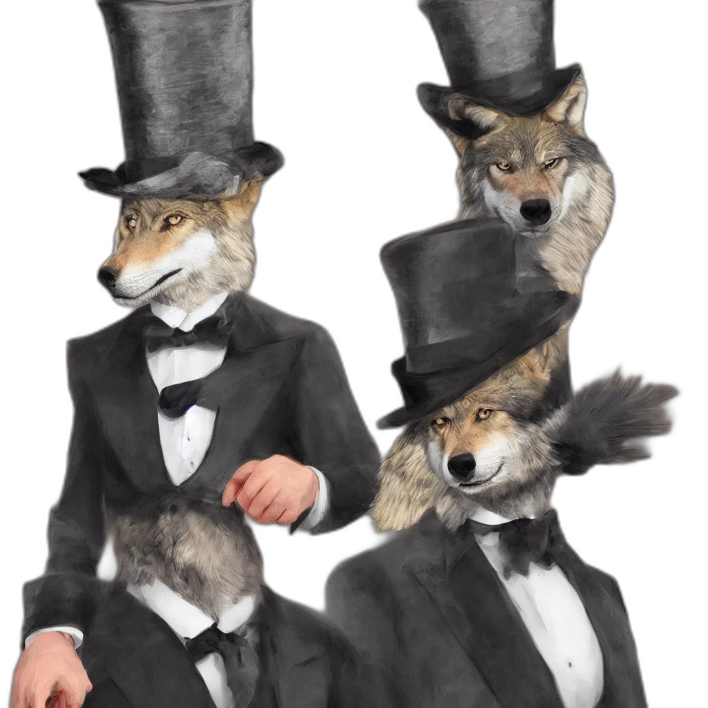 hat, animal, mask, staff, concept art, 3d render, photorealistic, fantasy art transparent PNG cut-out