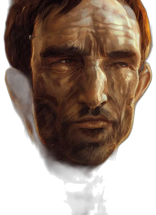 face, mask, photorealistic, concept art transparent PNG cut-out