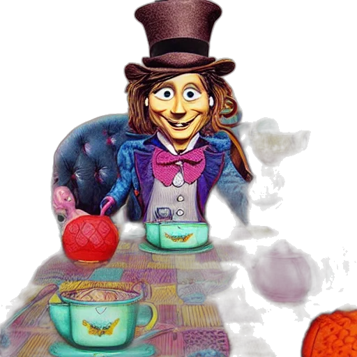 food, staff, face, robot transparent PNG cut-out