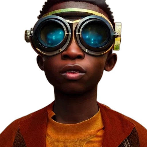 mask, robot, face, staff, concept art, 3d render, photorealistic, comic book art transparent PNG cut-out