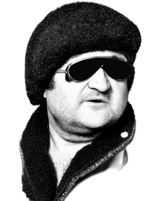 hat, jacket, face, animal transparent PNG cut-out