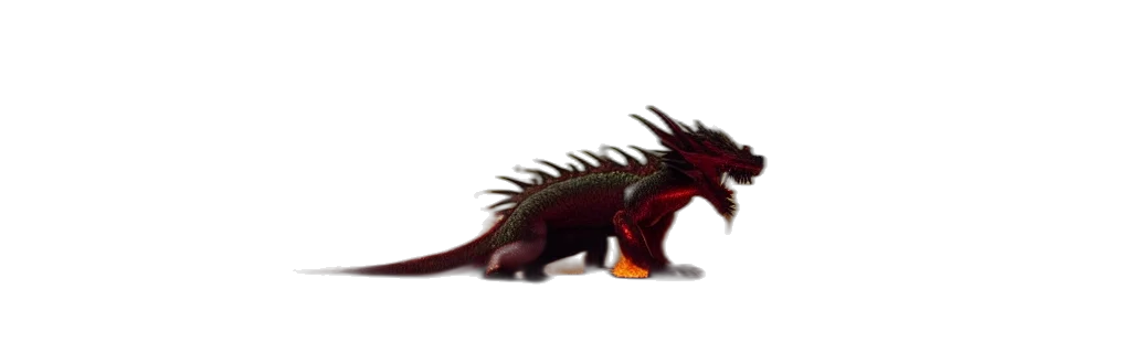 dragon, creature, animal, weapon, 3d render, concept art, fantasy art, photorealistic transparent PNG cut-out