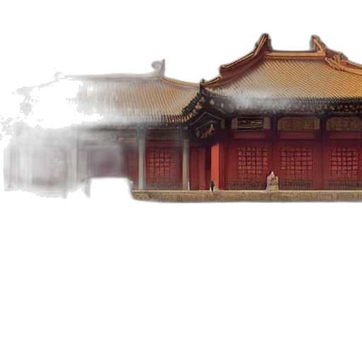 building, mask, staff, weapon, photorealistic, concept art, 3d render, pixel art transparent PNG cut-out