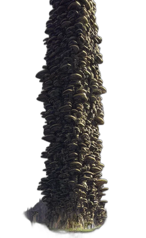 hair, tree, crown, staff transparent PNG cut-out