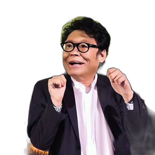staff, jacket, face, cartoon transparent PNG cut-out