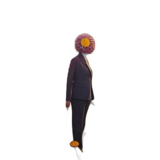 hat, jacket, staff, crown, concept art, pixel art, 3d render, vaporwave transparent PNG cut-out
