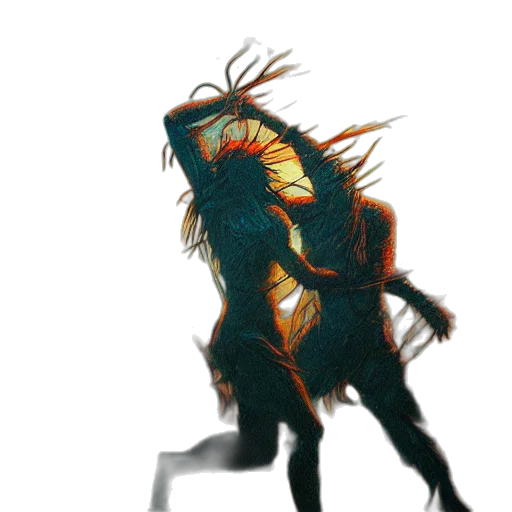 creature, dragon, animal, hair transparent PNG cut-out