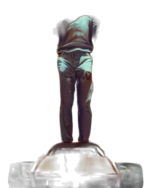 bottle, staff, robot, jacket transparent PNG cut-out
