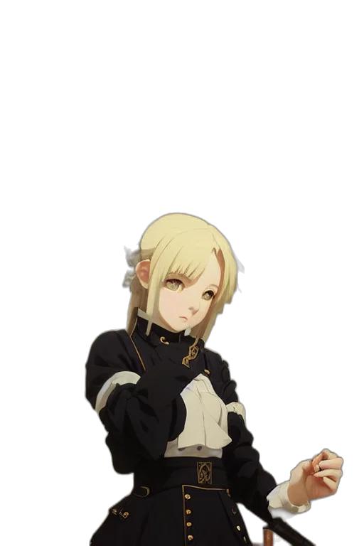 staff, jacket, weapon, dragon, pixel art, concept art, anime, fantasy art transparent PNG cut-out