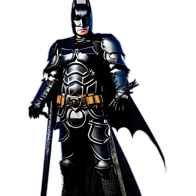 comic book art, concept art, 3d render, photorealistic, dark, knight, holy, paladin transparent PNG cut-out