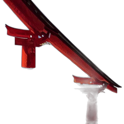 weapon, staff, sword, jewelry, 3d render, shinto, architecture, symbols transparent PNG cut-out