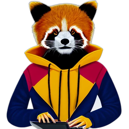 jacket, staff, animal, pixel art, concept art, 3d render, comic book art, beautiful transparent PNG cut-out