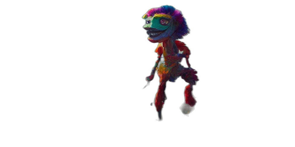 creature, mask, robot, staff transparent PNG cut-out