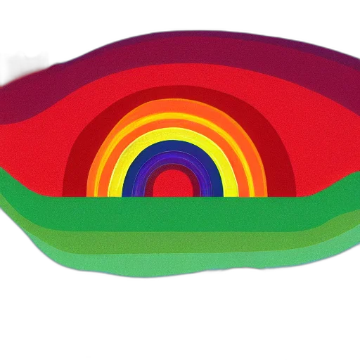 hat, umbrella, crown, mask, colorful, neon, weezer, rainbow transparent PNG cut-out