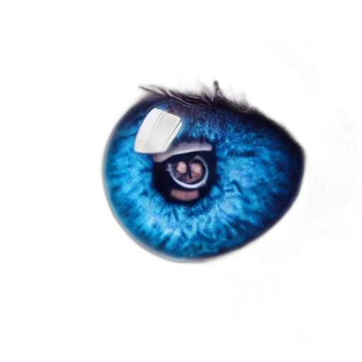 mask, creature, animal, face, photorealistic, 3d render, concept art, blue transparent PNG cut-out
