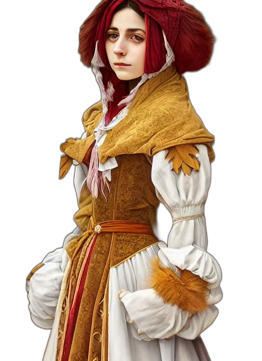 staff, face, hat, dress, fantasy art, concept art, photorealistic, anime transparent PNG cut-out