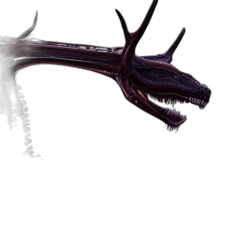 dragon, creature, animal, staff transparent PNG cut-out