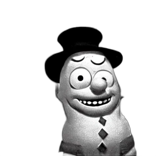 hat, staff, robot, face transparent PNG cut-out