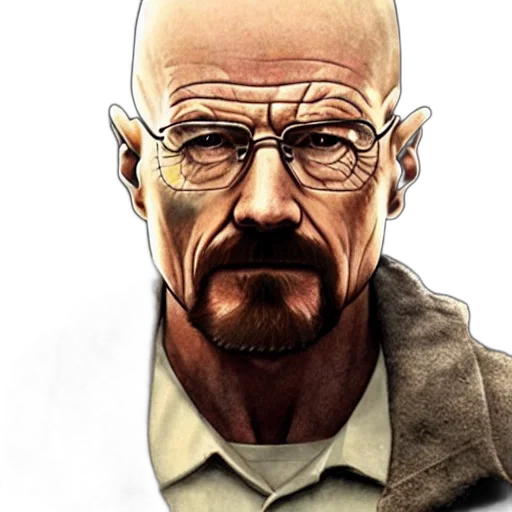 face, comic book art, photorealistic, concept art transparent PNG cut-out