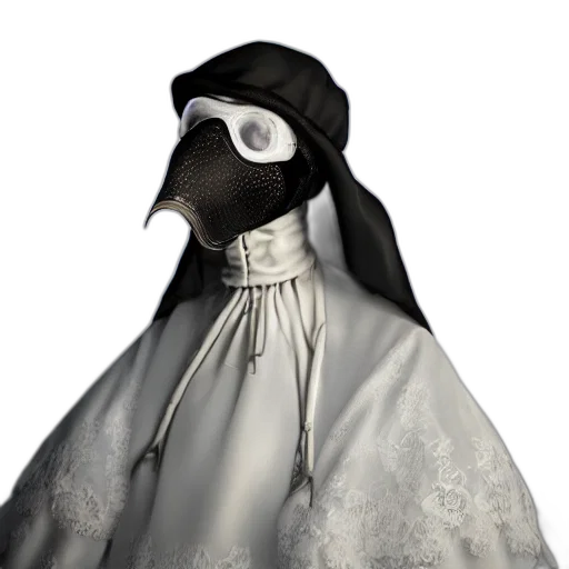 mask, dress, animal, staff transparent PNG cut-out