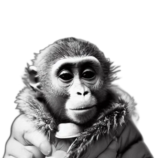 animal, jacket, staff, face, photorealistic, concept art, pencil sketch, 3d render transparent PNG cut-out