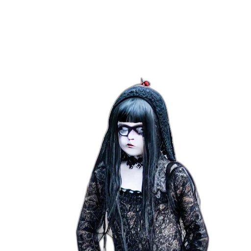 jacket, mask, creature, hat, 3d render, concept art, cyberpunk, cartoon transparent PNG cut-out
