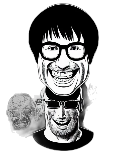 face, mask, comic book art, cartoon, concept art, photorealistic, highly, detailed transparent PNG cut-out