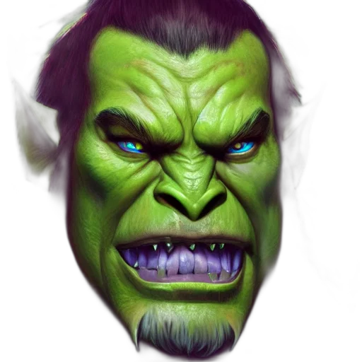 face, mask, staff, creature transparent PNG cut-out